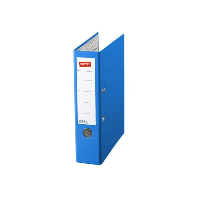 Staples Ordner A4 Rugbreedte 80 mm Karton Blauw Staples Ordner A4 Rugbreedte 80 mm Karton Blauw