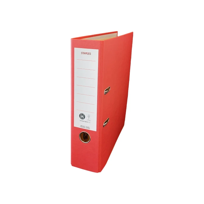 Staples Ordner A4 Rugbreedte 80 mm Karton Rood Staples Ordner A4 Rugbreedte 80 mm Karton Rood