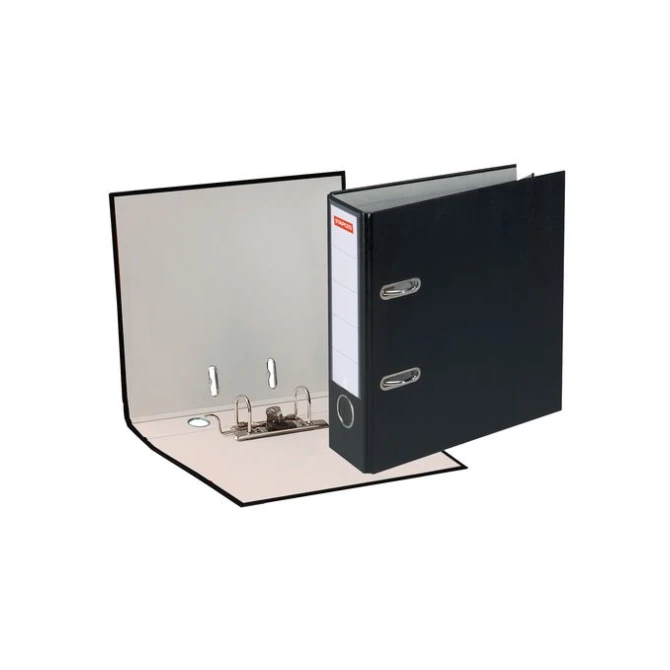 Staples Ordner A4 Rugbreedte 80 mm Karton met PP Zwart Staples Ordner A4 Rugbreedte 80 mm Karton met PP Zwart