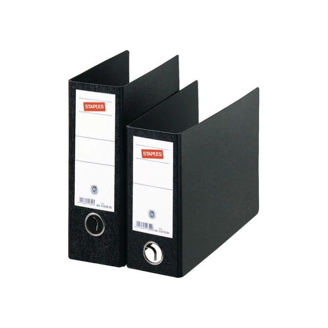 Staples Ordner A5 Staand Rugbreedte 80 mm Karton Zwart Staples Ordner A5 Staand Rugbreedte 80 mm Karton Zwart