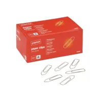 Staples Paperclips middelgroot 32 mm vernikkeld (pak 1000 stuks) Staples Paperclips middelgroot 32 mm vernikkeld (pak 1000 stuks)