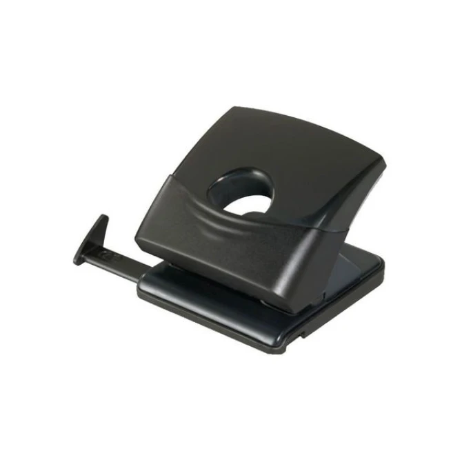 Staples Perforator 2-gaats perforator transparant zwart Staples Perforator 2-gaats perforator transparant zwart