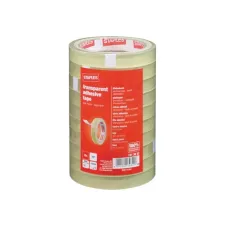 Staples Plakband 15 mm x 66 m asgat 76 mm (pak 10 x 66 meter) Staples Plakband 15 mm x 66 m asgat 76 mm (pak 10 x 66 meter)