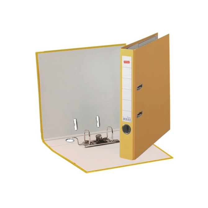 Staples Premium Ordner A4 Rugbreedte 50 mm Karton met PP Geel Staples Premium Ordner A4 Rugbreedte 50 mm Karton met PP Geel