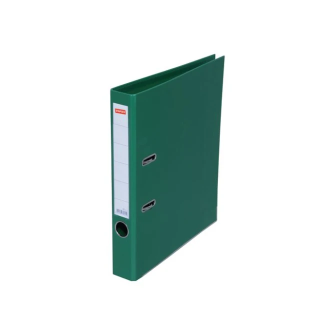 Staples Premium Ordner A4 Rugbreedte 50 mm Karton met PP Groen
