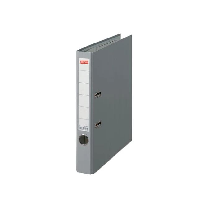Staples Premium Ordner A4 Rugbreedte 50 mm Karton met PP Lichtgrijs Staples Premium Ordner A4 Rugbreedte 50 mm Karton met PP Lichtgrijs