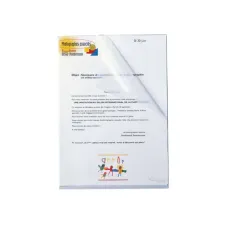Staples Premium Zichtmap L-Model A4 Generfd PP 014 mm Transparant (pak 25 stuks) Staples Premium Zichtmap L-Model A4 Generfd PP 014 mm Transparant (pak 25 stuks)