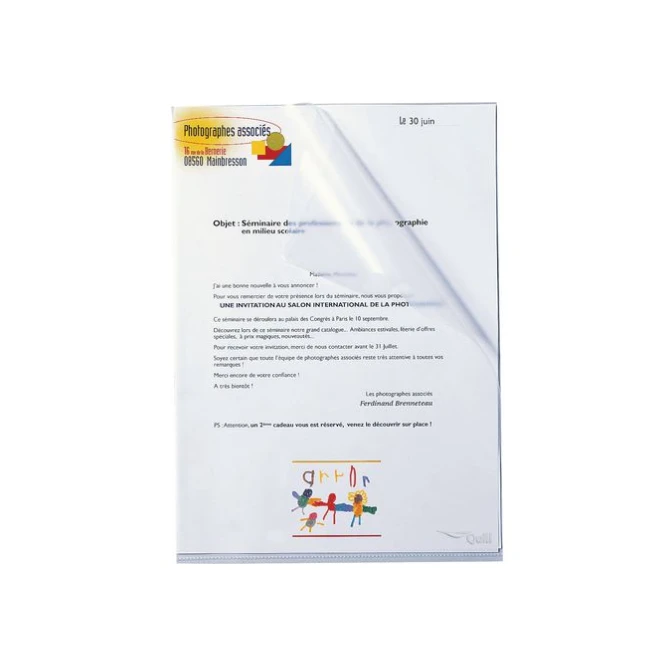 Staples Premium Zichtmap L-Model A4 Generfd PP 014 mm Transparant (pak 25 stuks)