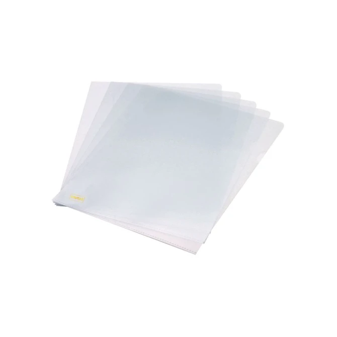 Staples Premium Zichtmap L-Model A4 Generfd PP 0185 mm Transparant (pak 25 stuks)