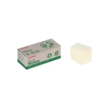 Staples Recycled Zelflevend Notitieblok 38 x 51 mm 70 grams pastelgeel (pak 12 blokken) Staples Recycled Zelflevend Notitieblok 38 x 51 mm 70 grams pastelgeel (pak 12 blokken)