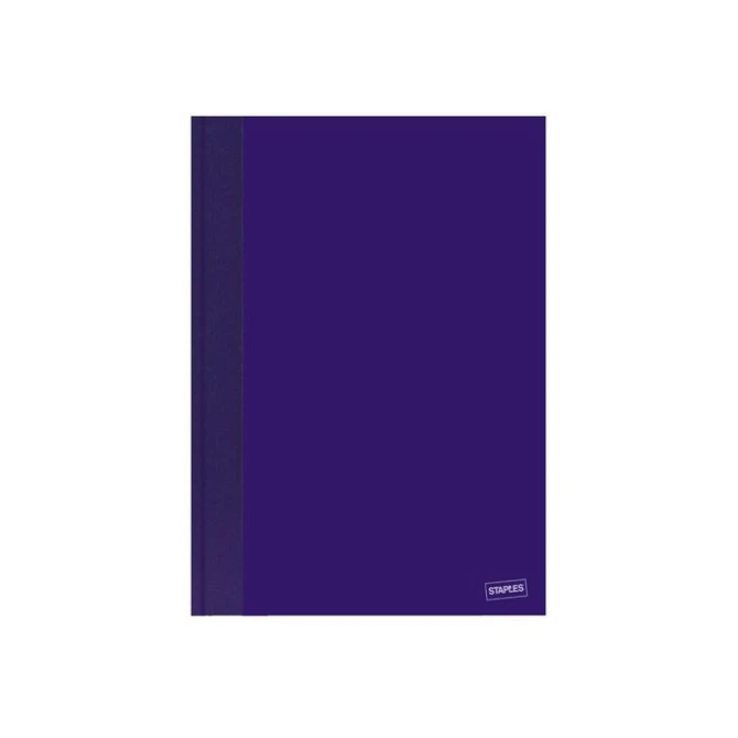 Staples Registerboek A4 Gelinieerd Hard Cover (blok 96 vel)