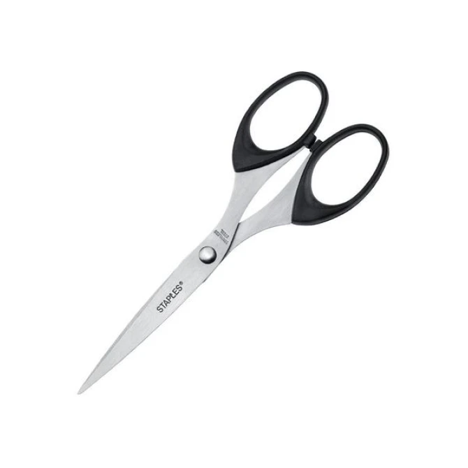Staples Schaar RVS met kunststof greep 160 mm 6 inch Symmetrisch