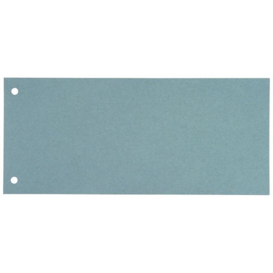Staples Scheidingsstrook 105 x 240 mm blauw (pak 100 stuks)