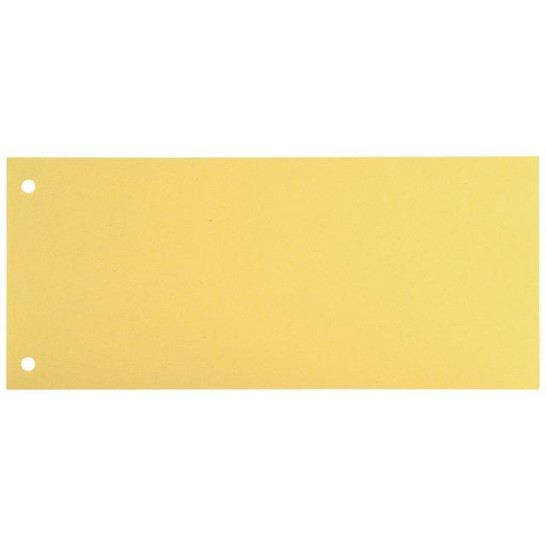 Staples Scheidingsstrook 105 x 240 mm geel (pak 100 stuks)