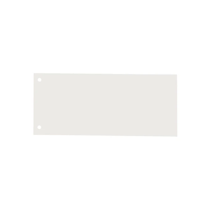 Staples Scheidingsstrook 105 x 240 mm wit (pak 100 stuks)