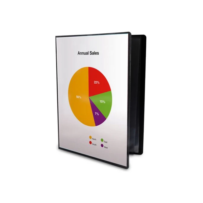 Staples Showalbum 12 tassen zwart