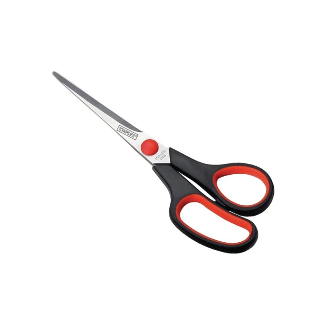 Staples Softgrip Schaar 173 mm 7 inch Asymmetrisch Staples Softgrip Schaar 173 mm 7 inch Asymmetrisch