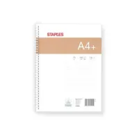 Staples Spiraalblok A4 Gelinieerd (pak 5 x 100 vel) Staples Spiraalblok A4 Gelinieerd (pak 5 x 100 vel)
