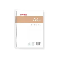 Staples Spiraalblok A4 Gelinieerd (pak 5 x 100 vel) Staples Spiraalblok A4 Gelinieerd (pak 5 x 100 vel)