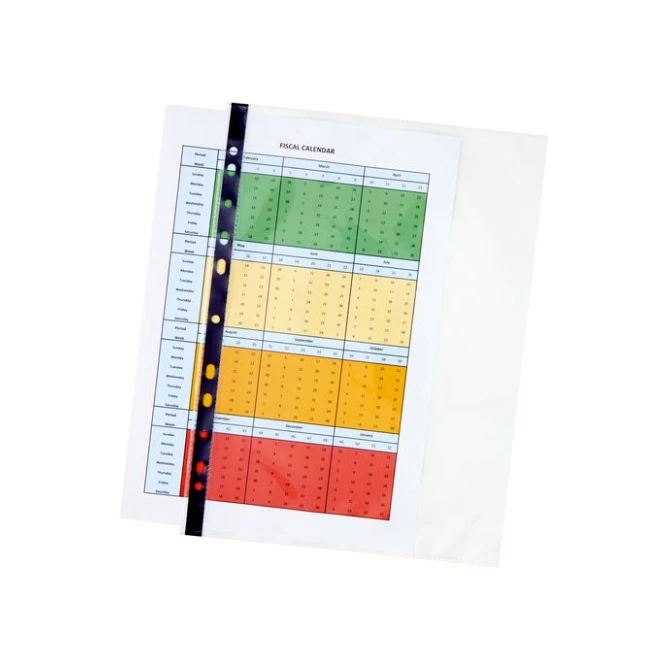 Staples Standard Plus A4 Showtas PP 80 micron 11-gaats Zwart Transparant (pak 25 stuks) Staples Standard Plus A4 Showtas PP 80 micron 11-gaats Zwart Transparant (pak 25 stuks)