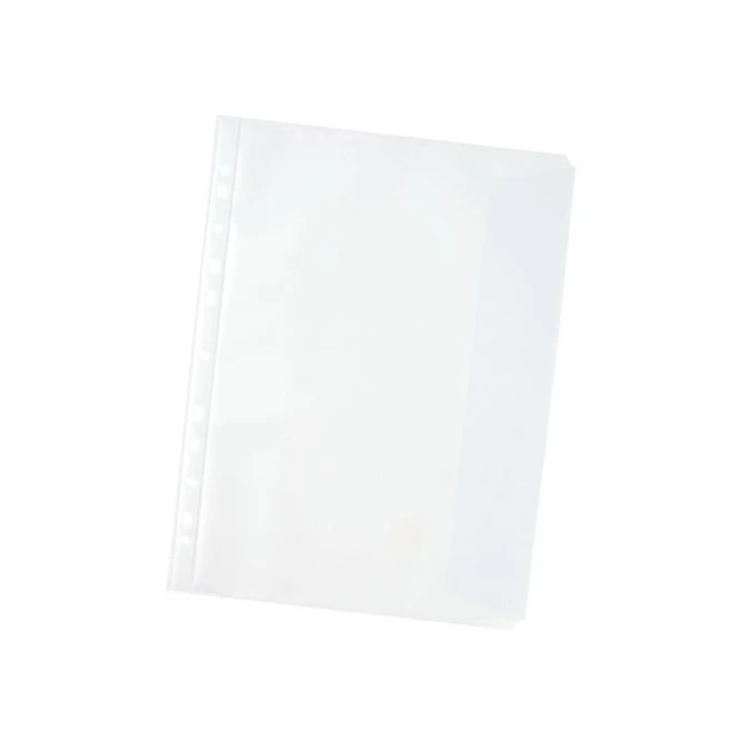 Staples Standard Plus A4 Showtas met Klep PP 100 micron 11-gaats Transparant (pak 10 stuks)