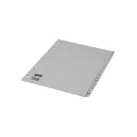 Staples Tabbladen grijs kunststof 11 rings A4 bedrukte tabs A-Z