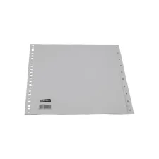 Staples Tabbladen grijs kunststof 23 rings A4 bedrukte tabs 1-10 (set 10 vel)