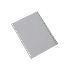 Staples Tabbladen grijs kunststof 23 rings A4 bedrukte tabs 1-20 (set 20 vel) Staples Tabbladen grijs kunststof 23 rings A4 bedrukte tabs 1-20 (set 20 vel)