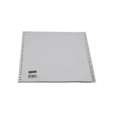 Staples Tabbladen grijs kunststof 23 rings A4 bedrukte tabs 1-31 (set 31 vel)