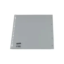 Staples Tabbladen grijs kunststof 23 rings A4 bedrukte tabs 1-5 (set 5 vel)