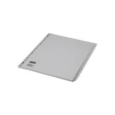 Staples Tabbladen grijs kunststof 23 rings A4 bedrukte tabs 1-52 (set 52 vel)