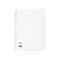 Staples Tabbladen wit karton 11 rings A4 5 onbedrukte tabs (set 5 vel) Staples Tabbladen wit karton 11 rings A4 5 onbedrukte tabs (set 5 vel)