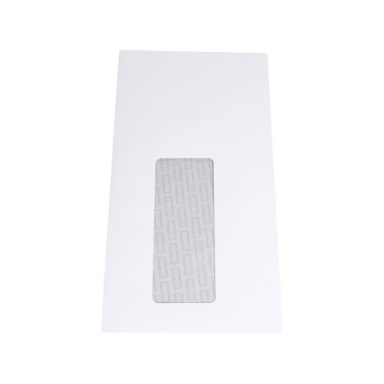 Staples Venster envelop Peel & Seal klep C6/C5 114 x 229 mm 80 g/m² venster rechts (doos 500 stuks)