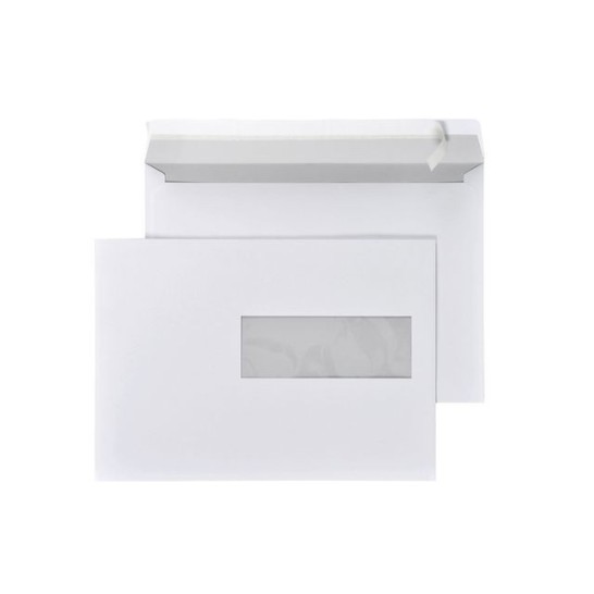 Staples Venster envelop Peel & Seal klep EA5 EA5 156 x 220 mm 80 g/m² venster rechts (doos 500 stuks)