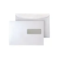 Staples Venster envelop gegomde klep C5 162 x 229 mm 80 g/m² venster rechts (pak 500 stuks)