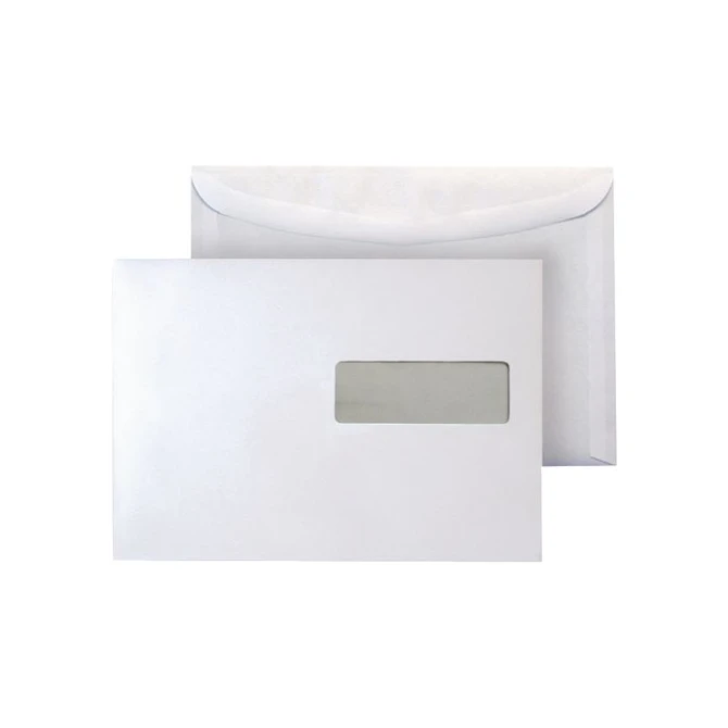 Staples Venster envelop gegomde klep C5 162 x 229 mm 80 g/m² venster rechts (pak 500 stuks) Staples Venster envelop gegomde klep C5 162 x 229 mm 80 g/m² venster rechts (pak 500 stuks)