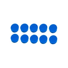 Staples Magneten rond 25mm blauw (doos 10 stuks)