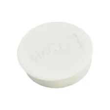 Staples Verpakking met 10 ronde witte magneten van 25 mm met een magnetische kracht 425 gram/m² (doos 10 stuks)