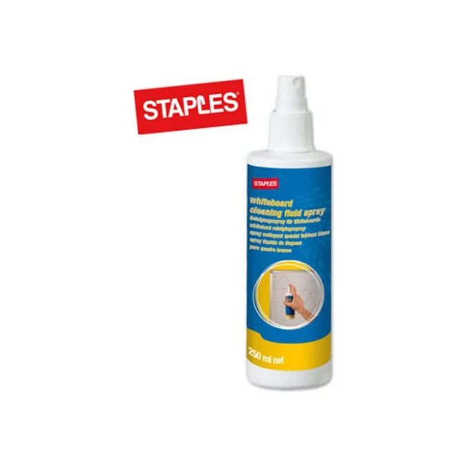 Staples Whiteboard Reinigingsspray (fles 250 milliliter)