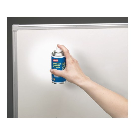 Staples Whiteboard renovator en polish reinigingsspray 150 ml HFC-vrij (fles 150 milliliter)