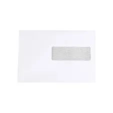 Staples Zakelijke envelop 156 x 220 mm met venster zelfklevend wit (pak 100 stuks)