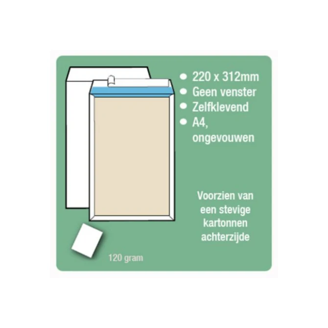 Staples Zakelijke envelop 312 x 220 mm zelfklevend spierwit (pak 25 stuks) Staples Zakelijke envelop 312 x 220 mm zelfklevend spierwit (pak 25 stuks)