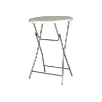 Statafel inklapbaar metaalframe wit blad Statafel inklapbaar metaalframe wit blad