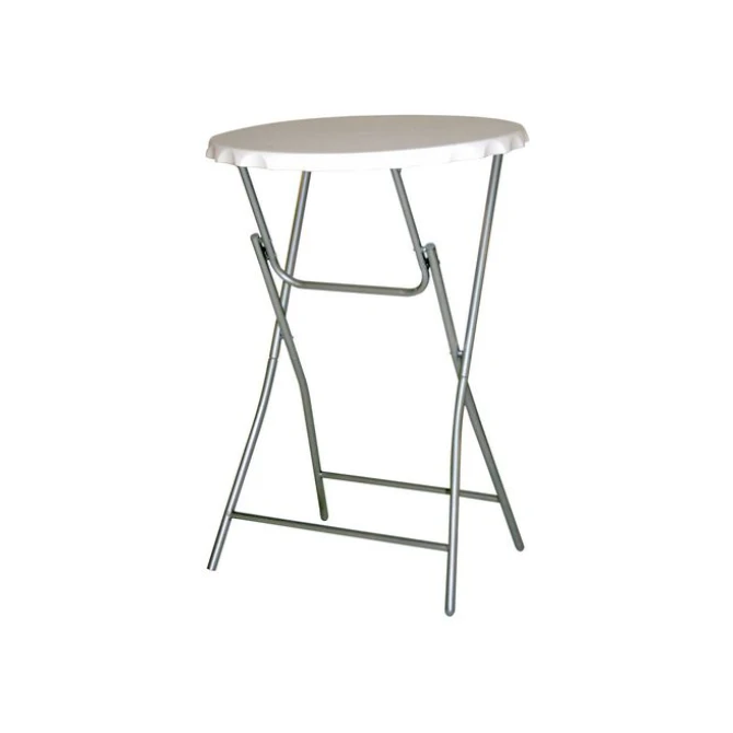 Statafel inklapbaar metaalframe wit blad