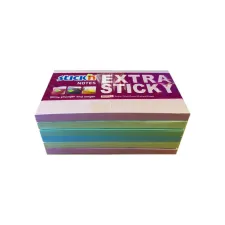 Stick'n Extra Sticky Zelfklevend Notitieblok 127 x 76 mm Assorti (6 blokken x 90 vellen) Stick'n Extra Sticky Zelfklevend Notitieblok 127 x 76 mm Assorti (6 blokken x 90 vellen)