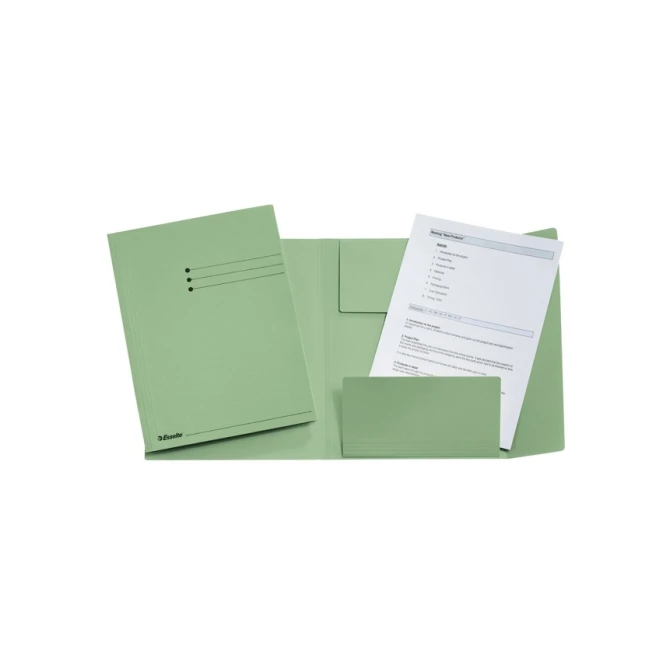 Esselte Stofklepmap A4 Groen