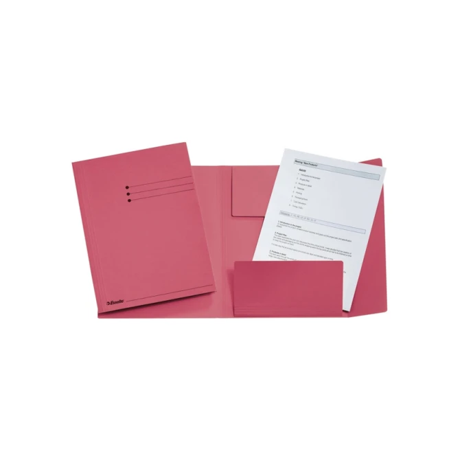Esselte Stofklepmap A4 Roze