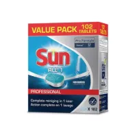 Sun All-In-One Vaatwastabletten (pak 102 stuks)