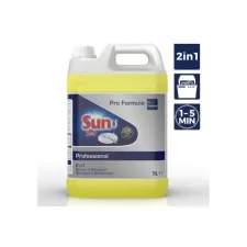 Sun Professional 2 in 1 Vaatwasmiddel En Spoelglans 5L (fles 5 liter) Sun Professional 2 in 1 Vaatwasmiddel En Spoelglans 5L (fles 5 liter)