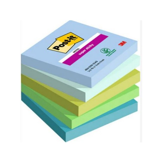 Super Sticky POST-IT Notes Oasis Colour Collection 76 x 76 mm